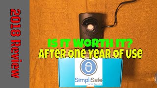 SimpliCam Review 2018 By SimpliSafe [upl. by Enawd]