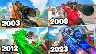 1 TRICKSHOT on EVERY CALL OF DUTY Ever 20032023 [upl. by Hui]