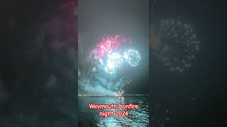 Weymouth bonfire night 2024 weymouth dorset fireworks fireworkshorts shorts travel cruise [upl. by Joni]