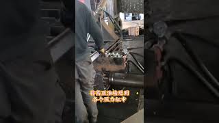 Metal block press Hydraulic strapping machine Iron drum block press Renewable resources [upl. by Aokek984]