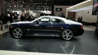 RollsRoyce Wraith  2013 New York Auto Show  Edmundscom [upl. by Nnaasil981]