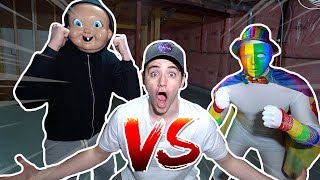 Insane EVIL Rainbow Man meets Happy Death Day at 3AM They Battle Each Other [upl. by Uriah]