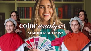 Summer or Autumn Color Analysis with House of Colour  Josie Bullard [upl. by Iand921]