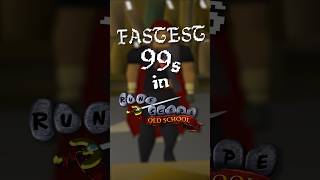 FASTEST 99s In Old School RuneScape 🤯🏹🍃 osrs oldschoolrunescape gaming [upl. by Anadroj]