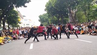 JOPPING  SUPERM DANCE COVER BY THE J tại phố đi bộ Hà Nội ngày 3112019 [upl. by Palmore]