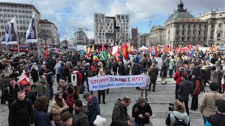 Demo gegen Sicherheitskonferenz in München  17022024 [upl. by Ennovart450]