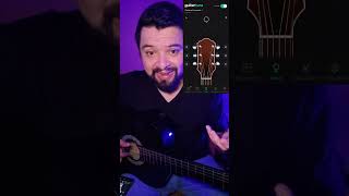 ¿Cómo afinar una guitarra acousticguitar guitarra afinación afinar GuitarTuna tutorial [upl. by Pasadis]