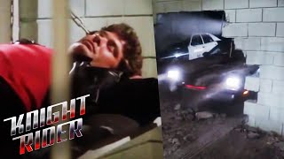 KITT Breaks Michael Out Of Jail  Knight Rider [upl. by Hsoj42]