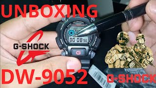 Unboxing del reloj Casio GShock DW 9052  de uso militar [upl. by Hadsall]