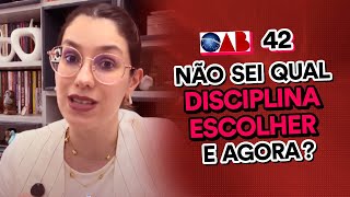 Escolha da disciplina da 2ª fase da OAB 42 na inscrição [upl. by Ariaec]