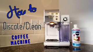 How to clean an espresso coffee machine Breville Onetouch descaling with toxic free Ecozone [upl. by Tessa]