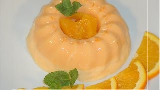 Receta Bavarois de naranja  Recetas de cocina paso a paso tutorial Loli Domínguez [upl. by Ailak709]