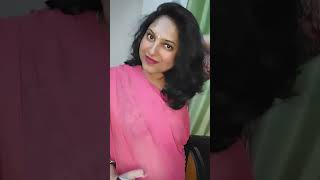 pink 🩷 saree Designing Blouse video pinksaree [upl. by Linis]