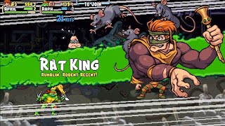 Rat King  TMNT Shredders Revenge Boss Battle ft Kara [upl. by Sheeran]