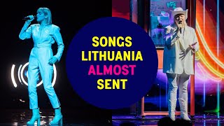 Eurovision Songs Lithuania Almost Sent 1999  2023  Second Places in Lithuanian National Finals [upl. by Farrand]