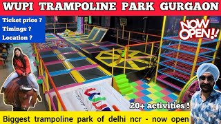 Wupi trampoline park gurgaon  trampoline park in delhi ncr  Gurgaon trampoline park delhi vlog [upl. by Harias]