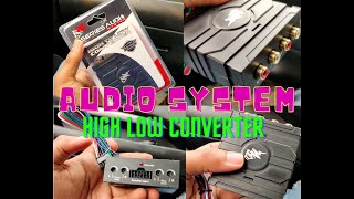 best high low converter for car audio by audio system in budget  audio system germany [upl. by Akerue]