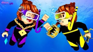 Roblox  COMPETIÇÃO NO FUNDO DO MAR Scuba Diving at Quill Lake [upl. by Ainafets]