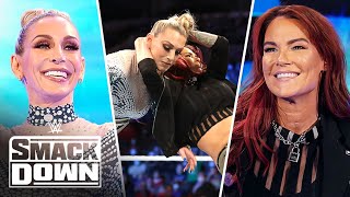 Lita Returns to Smackdown amp ATTACKS Charlotte Flair  WWE SmackDown Highlights 11422  WWE on USA [upl. by Mira]