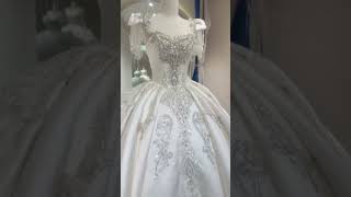 churlyawurfel wedding dress💃💃💃💃💃 eventdress weddinggown weddingpartydress wedding bridal [upl. by Saito676]