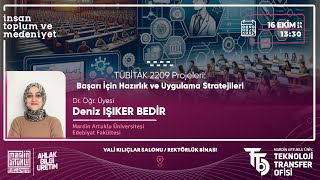 TÜBİTAK 2209 Projeleri Başarı İçin Hazırlık ve Uygulama Stratejileri İTM  16102024  1330 [upl. by Naylor]