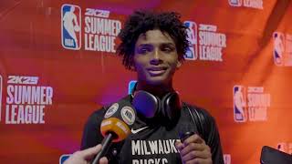 AJ Johnson interview  NBL at NBA Summer League 2024 [upl. by Anesor463]