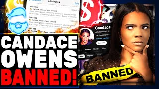 Candace Owens BANNED By Youtube amp Fully Demonitized Over Kanye West Interview The PURGE Is Here [upl. by Bunni]