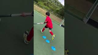 10yearold feild hockey player and excellent ball control hockey soccer usa JAPAN reels remix [upl. by Eppilihp901]