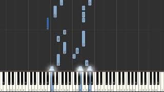 Nina Simone Gin House Blues Piano Tutorial Synthesia [upl. by Kegan]