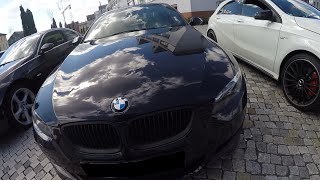 ENGINE LOVE Full HD M3335i A45C63 AMG Golf 7 RGTI Yamaha R1R6 Harley Show  German Autobahn [upl. by Hale]