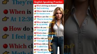 How to speak English fluently Daily use English question answer practice englishquestioansanswers [upl. by Leoy]