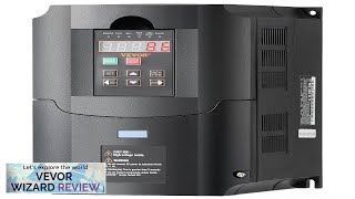 VEVOR VFD 10HP 75KW 35A 1 or 3 Phase 220V Input Review [upl. by Bores]