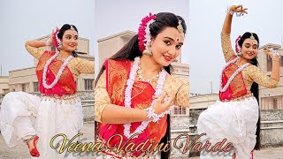 Veena Vadini Varde  Saraswati Vandana  Odissi Dance Cover  Triasha Chakraborty [upl. by Lativa]