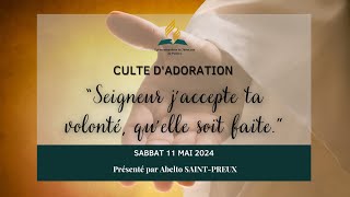 EDS amp Culte de lEglise Adventiste de Poitiers  Sabbat 11 mai 2024 [upl. by Fidellas175]