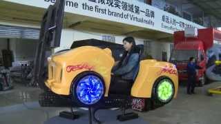 Zhuoyuan 360 degree rotation interactive driving simulator [upl. by Angelico]