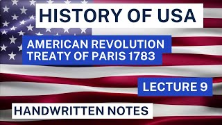 Treaty of Paris 1783 American War of Independence US History CSS Lectures ushistory us [upl. by Pickar]