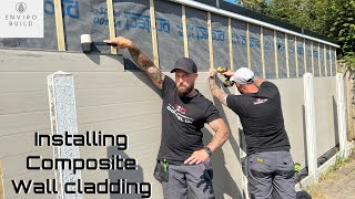 How To Install Composite Cladding  Easy Step By Step Guide [upl. by Anipsed]