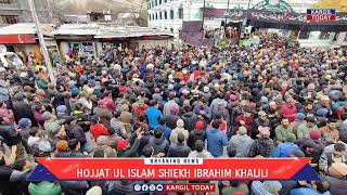 Funeral Procession Agha Shiekh Ibrahim Khalili Kargil Today [upl. by Asare]