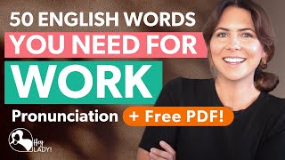 How To Pronounce 50 Business English Words [upl. by Marcos]