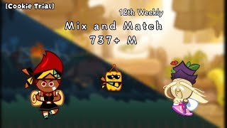 Cookie Trial  Mix amp Match  Red Pepper and Gingseng 737 M  Cookie Run Ovenbreak [upl. by Gertrud806]