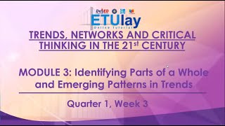 Identifying Parts of a Whole and Emerging Patterns in Trends [upl. by Nivan]