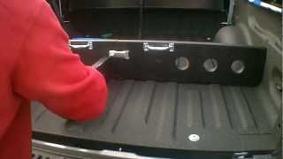 Self Made Folding Bed Divider for F150 [upl. by Tare]