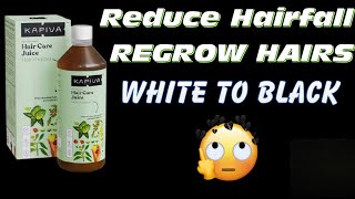 Kapiva Hair Care Juice Review  Control Hairfall amp Stimulate Hair Growth [upl. by Ecenaj545]