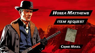 Where to find a crime novel for Hosea Red Dead Redemption 2 [upl. by Lyons]