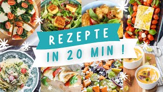 14 schnelle amp einfache Rezepte für den Feierabend  Zubereiten unter 20 Min  Tolle Familienrezepte [upl. by Fellner]