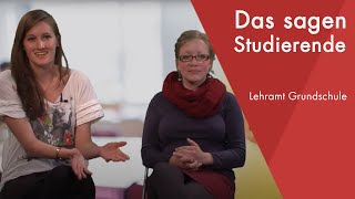 quotDas sagen die Studentinnenquot  Lehramt Grundschule Staatsexamen studieren [upl. by Candyce880]