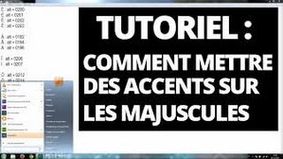 Tuto Comment mettre les accents sur les majuscules [upl. by Theodoric]