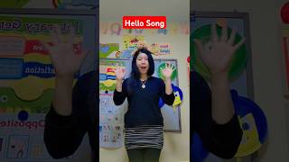 Hello Song for the Little Ones 😃teacherlife englishsong [upl. by Marthena]