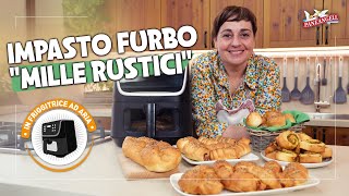 IMPASTO FURBO quotMILLE RUSTICIquot Facilissimo e versatile  Ricetta in diretta [upl. by Aisilef825]