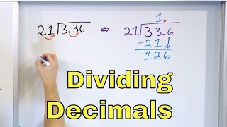 Learn to Divide Decimals Long Division with Decimals  19 [upl. by Elyag581]